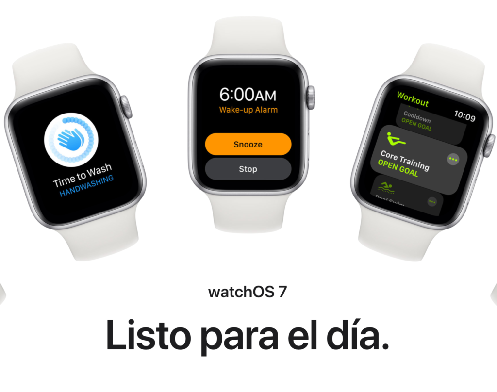 Apple Watch Estrena watchOS 7