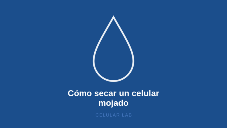 Cómo secar un celular mojado: qué funciona y qué no