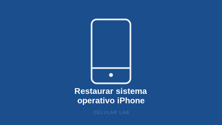 Restaurar Sistema Operativo Iphone