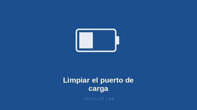 Cómo limpiar el puerto de carga de un celular (USB-C y Lightning)