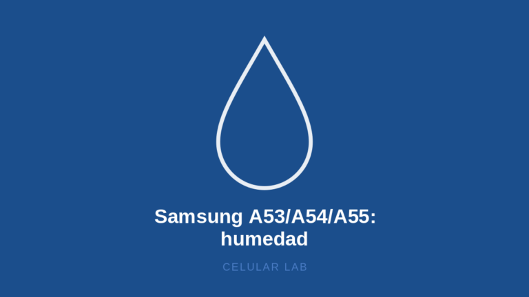 Samsung A53, A54 y A55 detectan humedad y no cargan: paso a paso